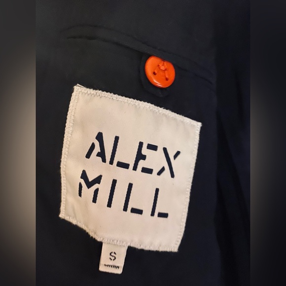 Alex mill twill boy blazer in Cotten and linen size small nwt - Picture 5 of 10